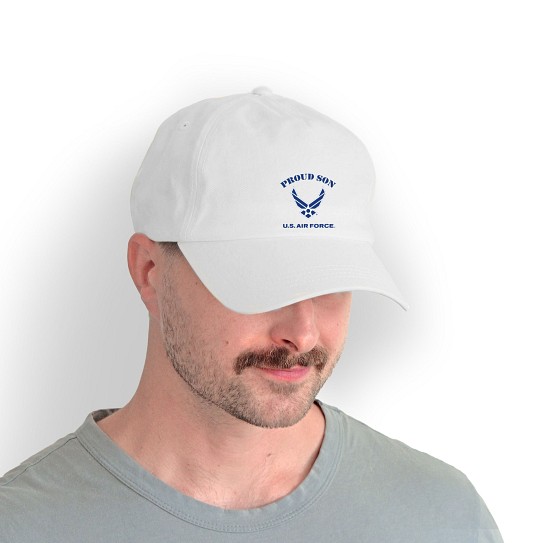 CafePress Proud US Air Force Son Cap Classic Baseball Cap (134713075) - Produktbild 2