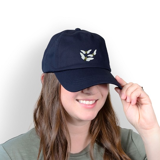 CafePress Three Cicadas Classic Baseball Cap (1272719816) - Produktbild 3